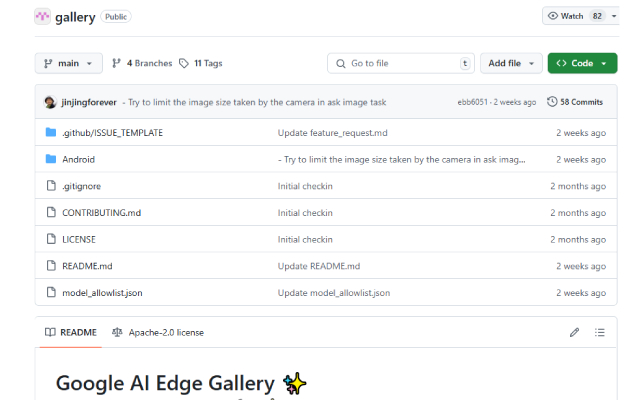 谷歌推出AI Edge Gallery应用，可实现离线智能手机AI处理