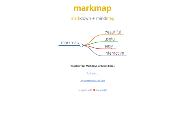 Markmap：基于 Markdown 的思维导图工具