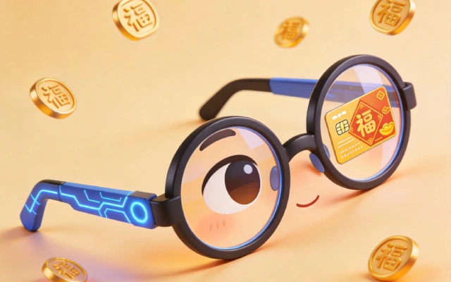 支付宝首推AI眼镜扫福，目光一“瞟”轻松集福啦！
