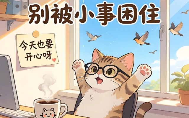 别被小事困住