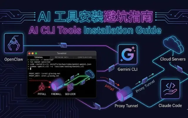 macOS AI CLI工具安装与避坑指南 OpenClaw Gemini Claude报错全套解决方案