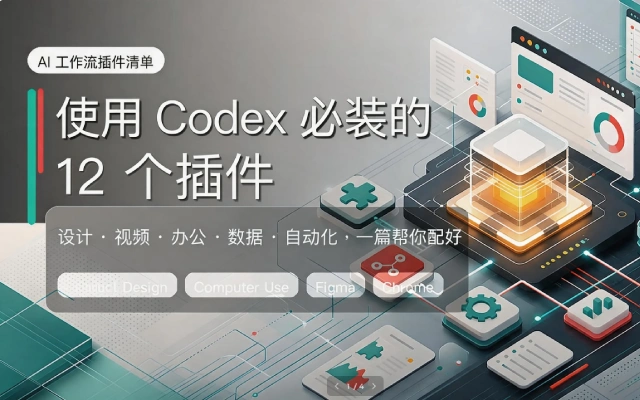 使用 Codex 必装的 12 个插件，你值得拥有！